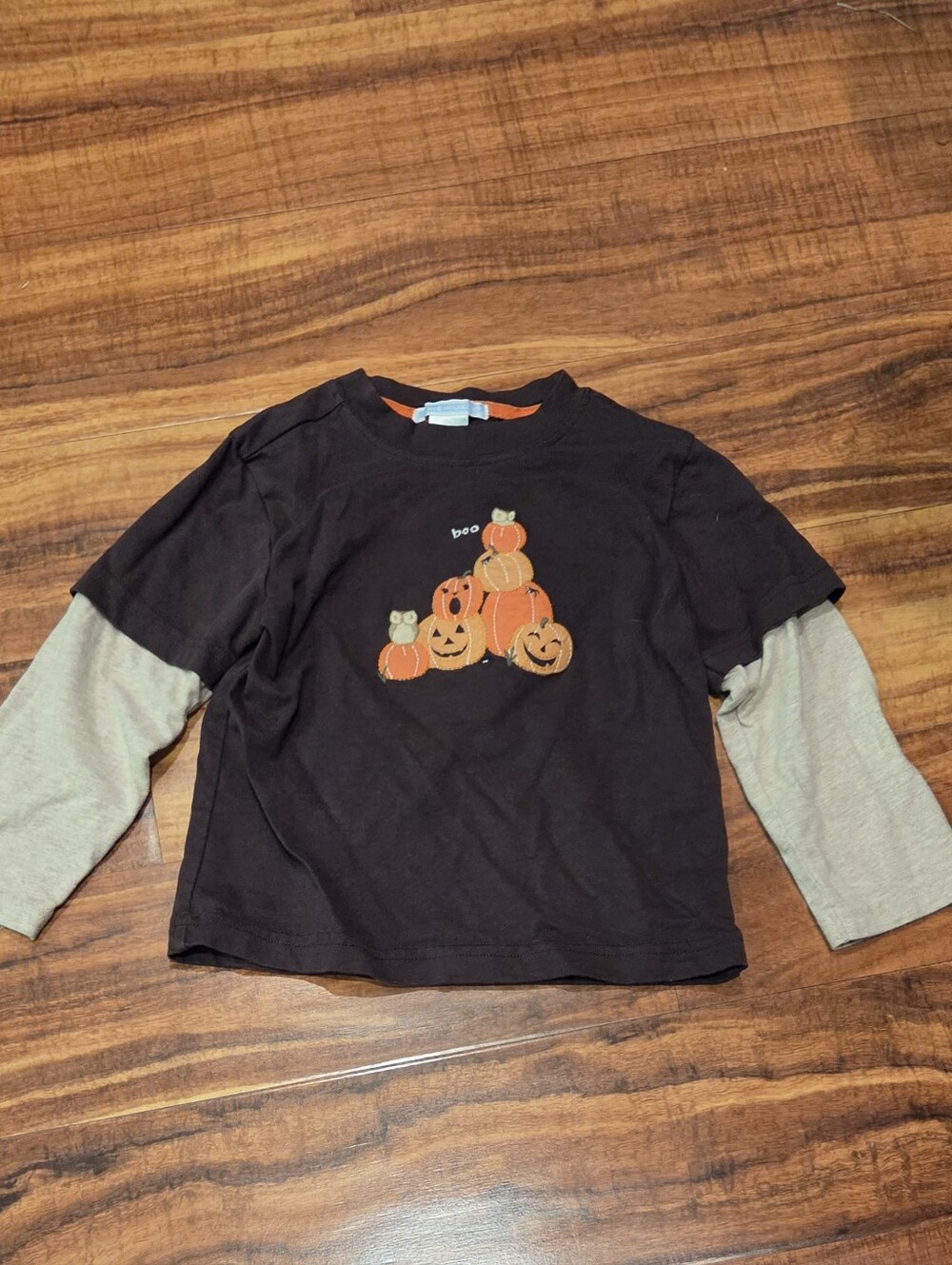 Janie and Jack EUC 2T Halloween Pumpkin Top